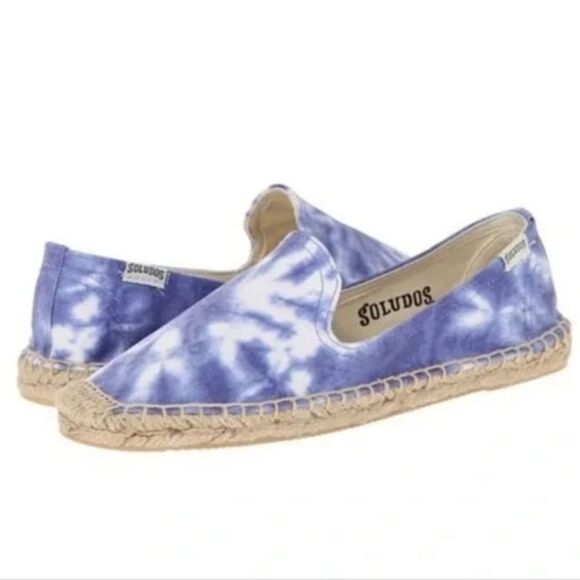 Soludos Tie Dye Flats Espadrilles Sz 9 - Picture 1 of 13